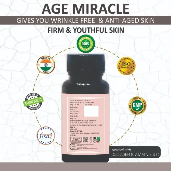 Age Miracle | Age Miracle tablets | Age Miracle capsules | Age tablets | age capsules | age reducer | ayurvedic herbal products |herbal powder |ayurvedic medicines |ayurvedic projucts | herbal products | organic medicines |natural | ancient remedies | herbal supplements | herbal wellness | ayurvedic ramedies | herbal formulations | herbal health solutions | natural health support |Himalaya | dabur| Patanjali | https://bhriguherbals.com/