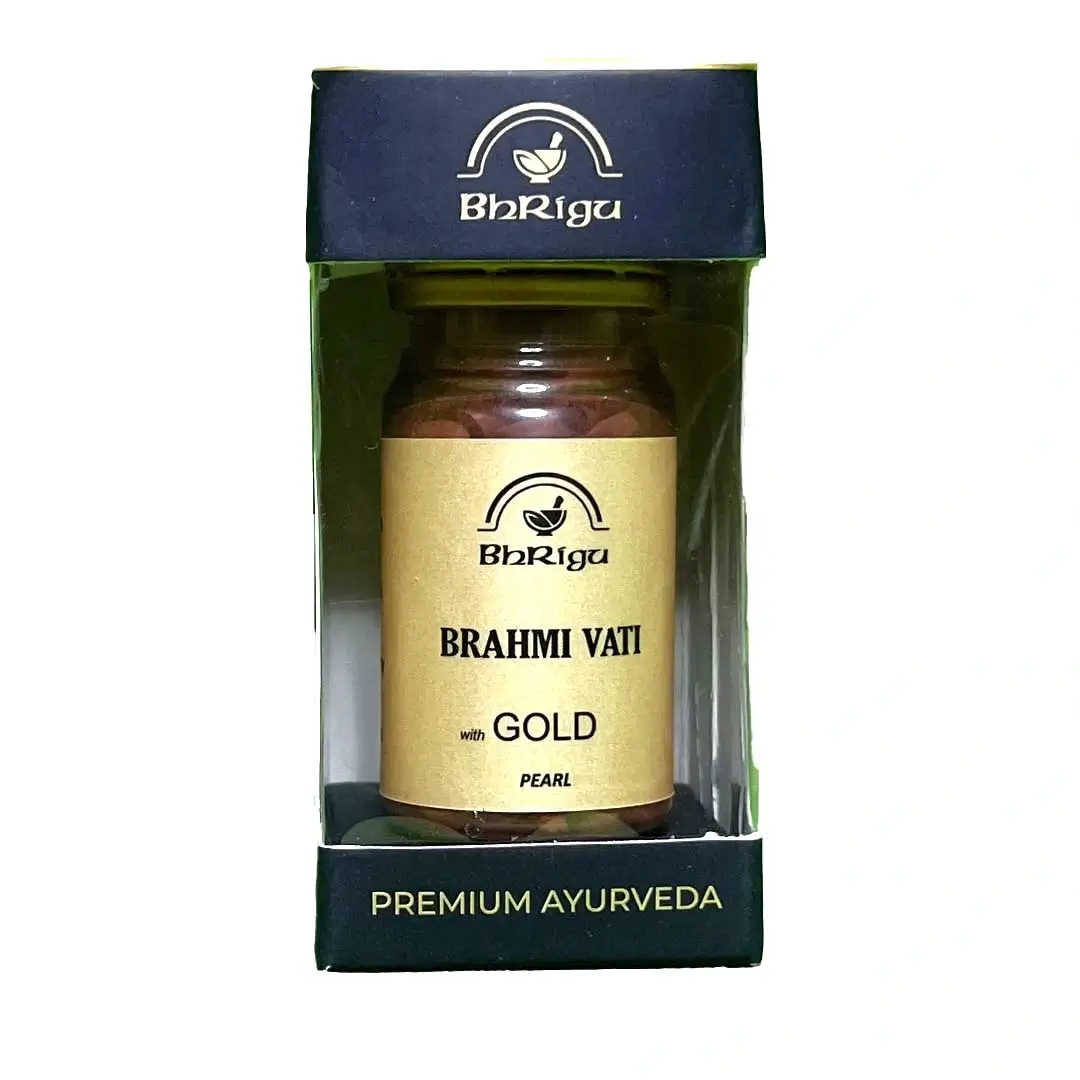 Brahmi Vati Gold (PEARL) | Brahmi Vati Gold (PEARL) tablets| Brahmi Vati Gold tablets | Brahmi Vati tablets | Brahmi Vati | ayurvedic herbal products |herbal powder |ayurvedic medicines |ayurvedic projucts | herbal products | organic medicines |natural | ancient remedies | herbal supplements | herbal wellness | ayurvedic ramedies | herbal formulations | herbal health solutions | natural health support |Himalaya | Dabur | Patanjali AYURVEDIC TABLETS |100% AYURVEDIC | AYURVEDIC MEDICINE | ORGANIC PRODUCT | PURE AYURVERDA | 100% PURE AYURVEDA | Powder|bhriguherbals.com