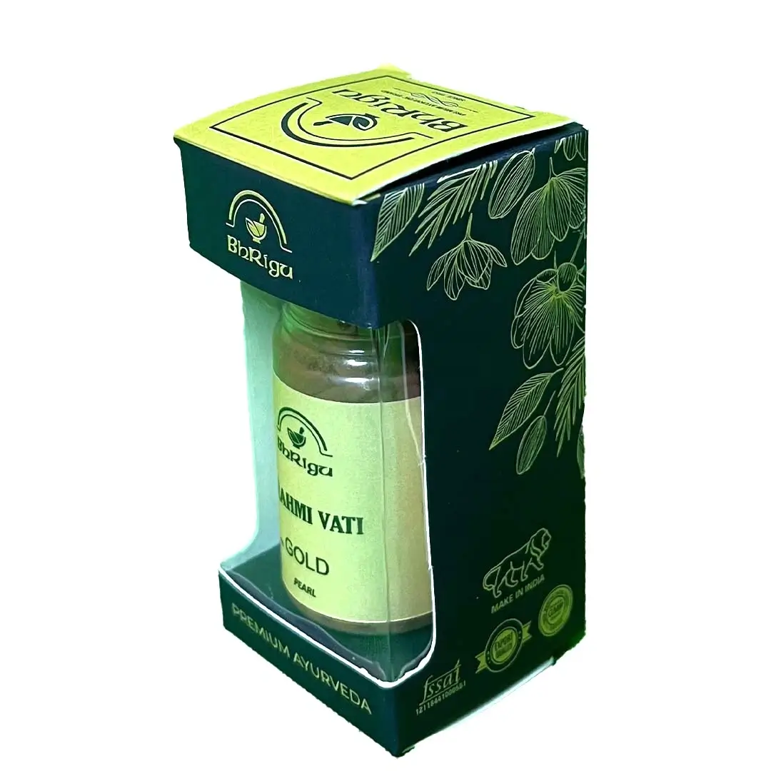 Brahmi Vati Gold (PEARL) | Brahmi Vati Gold (PEARL) tablets| Brahmi Vati Gold tablets | Brahmi Vati tablets | Brahmi Vati | ayurvedic herbal products |herbal powder |ayurvedic medicines |ayurvedic projucts | herbal products | organic medicines |natural | ancient remedies | herbal supplements | herbal wellness | ayurvedic ramedies | herbal formulations | herbal health solutions | natural health support |Himalaya | Dabur | Patanjali AYURVEDIC TABLETS |100% AYURVEDIC | AYURVEDIC MEDICINE | ORGANIC PRODUCT | PURE AYURVERDA | 100% PURE AYURVEDA | Powder|bhriguherbals.com